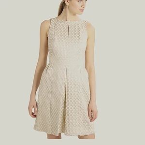 LAUREN RALPH LAUREN SZ 16 Gold and Ivory Dress